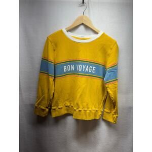 Mother Brand Bon Voyage‎ Fleece Crewneck - Size Small